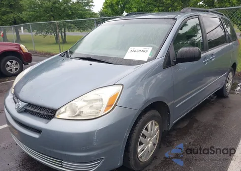 2004 Toyota Sienna Le from USA, damaged, VIN 5TDZA23C24S008495